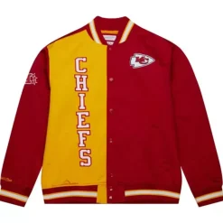 Mitchell & Ness Jackets & Outerwear-Team Og 2.0 Lightweight Satin Jacket Kansas City Chiefs