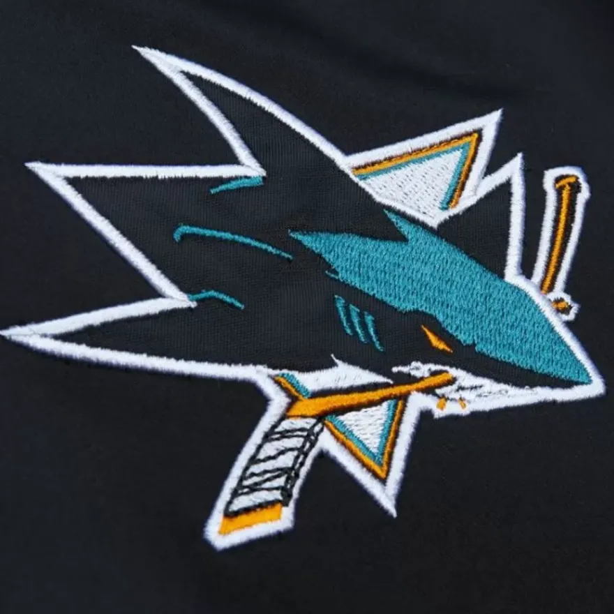 Mitchell & Ness Jackets & Outerwear-Team Og 2.0 Lightweight Satin Jacket San Jose Sharks