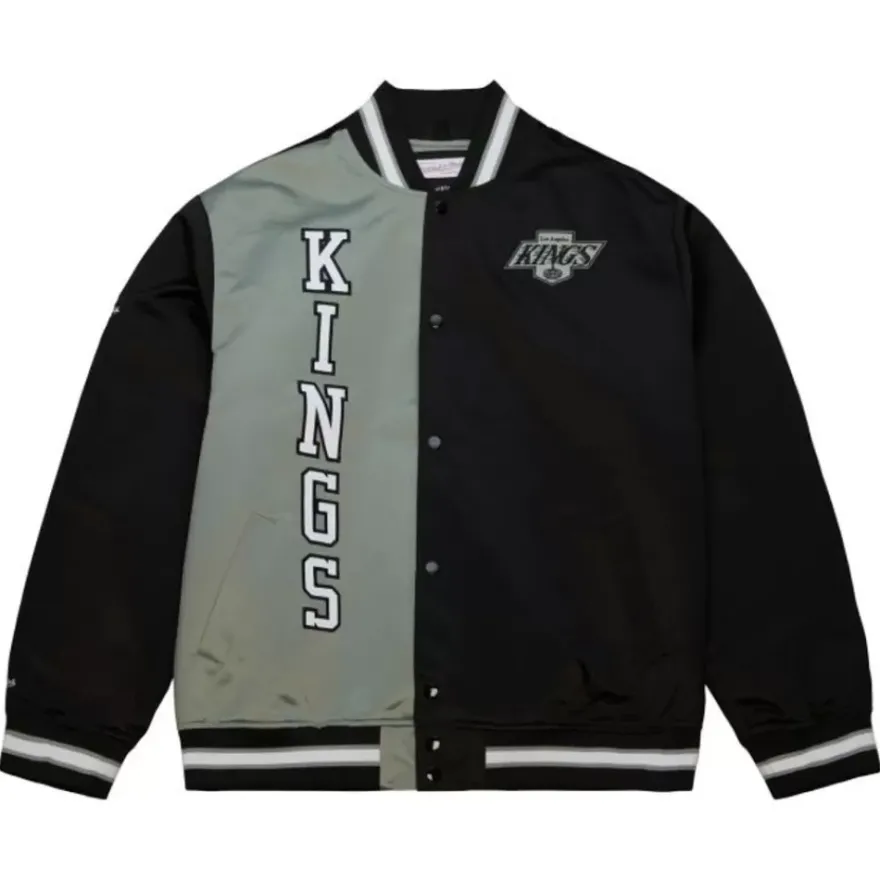 Mitchell & Ness Jackets & Outerwear-Team Og 2.0 Lightweight Satin Jacket Los Angeles Kings