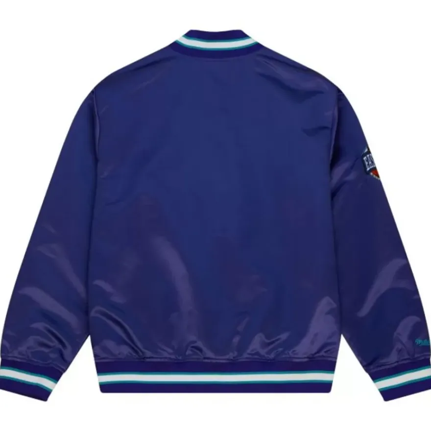 Mitchell & Ness Jackets & Outerwear-Team Og 2.0 Lightweight Satin Jacket Charlotte Hornets