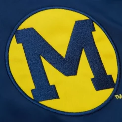 Mitchell & Ness Jackets & Outerwear-Team Og 2.0 Lightweight Satin Jacket University Of Michigan