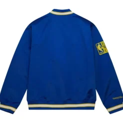 Mitchell & Ness Jackets & Outerwear-Team Og 2.0 Lightweight Satin Jacket Golden State Warriors
