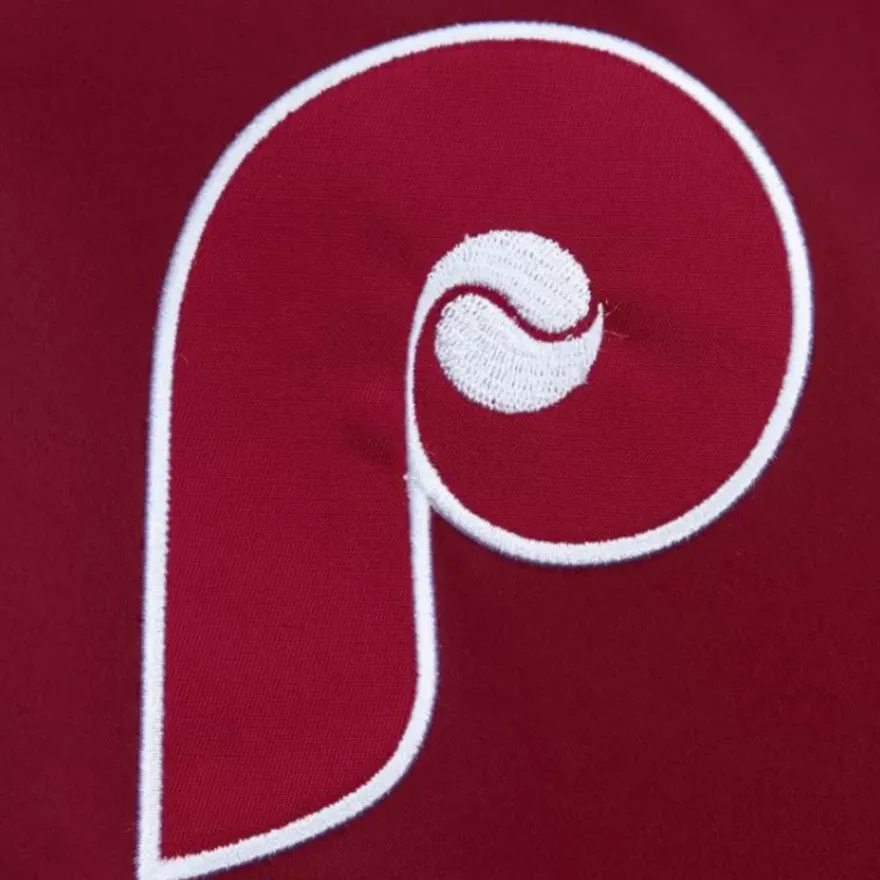 Mitchell & Ness Jackets & Outerwear-Team Og 2.0 Lightweight Satin Jacket Philadelphia Phillies