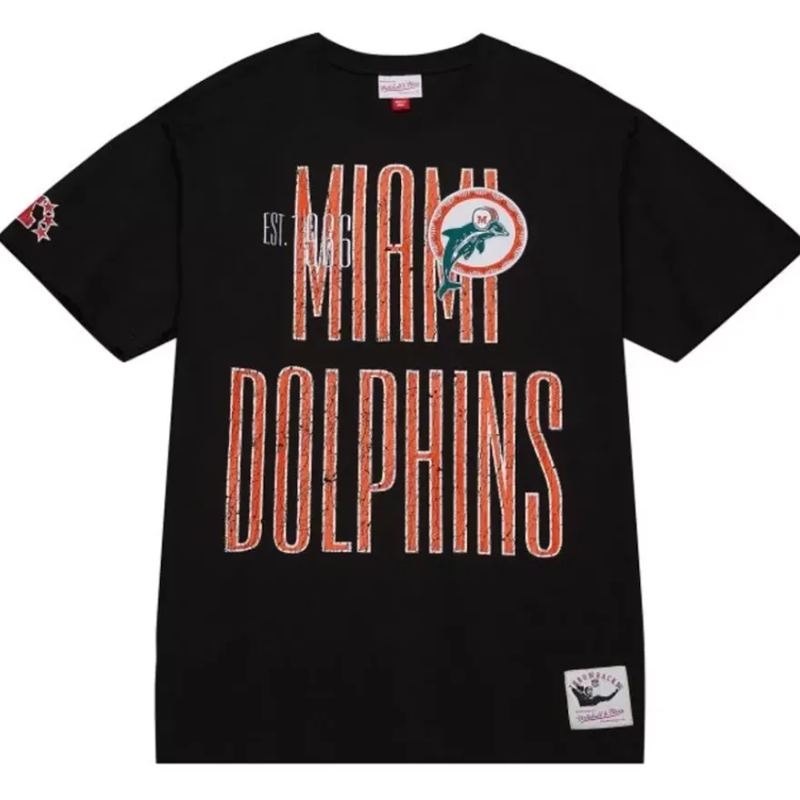 Mitchell & Ness T-Shirts & Tops-Team Og 2.0 Ss Tee Miami Dolphins