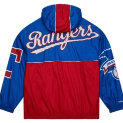 Mitchell & Ness Jackets & Outerwear-Team Og Anorak Windbreaker Texas Rangers