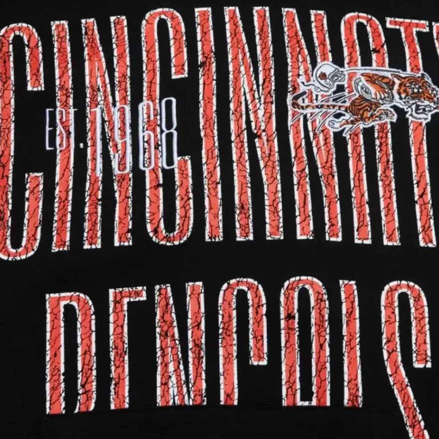 Mitchell & Ness Hoodies & Sweatshirts-Team Og Fleece 2.0 Cincinnati Bengals