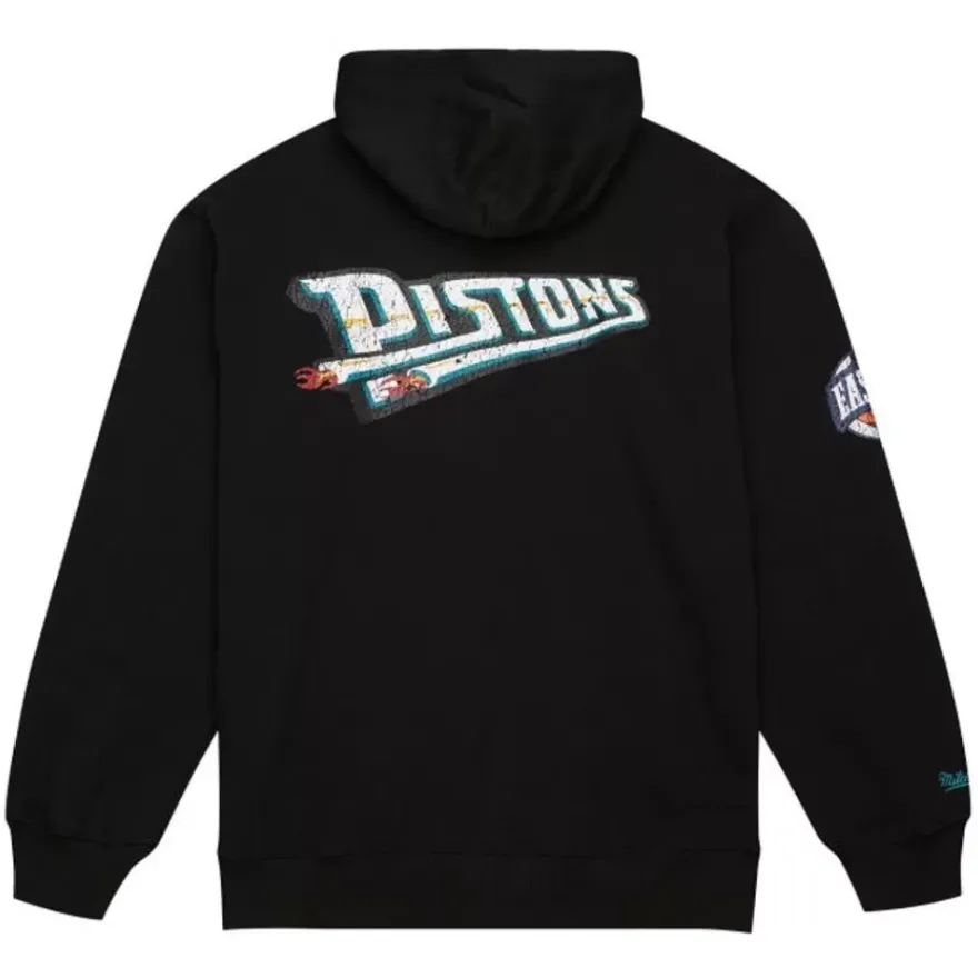 Mitchell & Ness Hoodies & Sweatshirts-Team Og Fleece 2.0 Detroit Pistons
