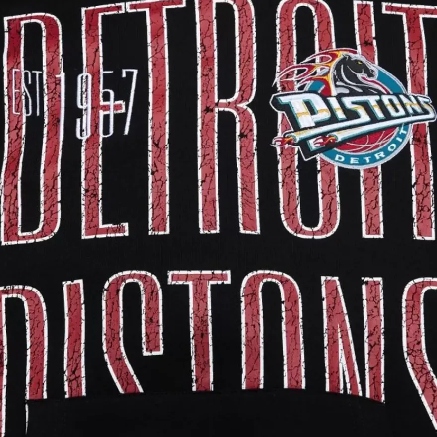 Mitchell & Ness Hoodies & Sweatshirts-Team Og Fleece 2.0 Detroit Pistons