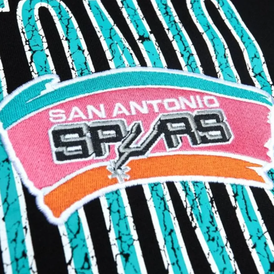 Mitchell & Ness Hoodies & Sweatshirts-Team Og Fleece 2.0 San Antonio Spurs