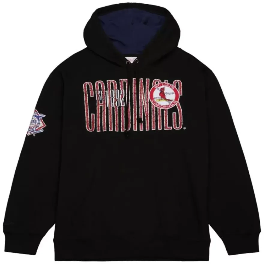 Mitchell & Ness Hoodies & Sweatshirts-Team Og Fleece 2.0 St. Louis Cardinals