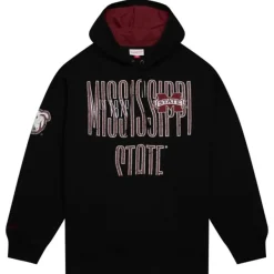 Mitchell & Ness Hoodies & Sweatshirts-Team Og Fleece Hoodie Mississippi State University