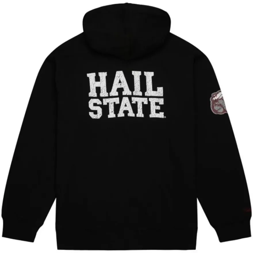 Mitchell & Ness Hoodies & Sweatshirts-Team Og Fleece Hoodie Mississippi State University