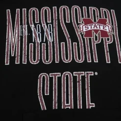 Mitchell & Ness Hoodies & Sweatshirts-Team Og Fleece Hoodie Mississippi State University
