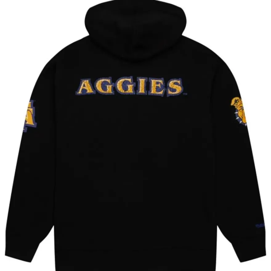 Mitchell & Ness Hoodies & Sweatshirts-Team Og Fleece Hoodie North Carolina A&T University