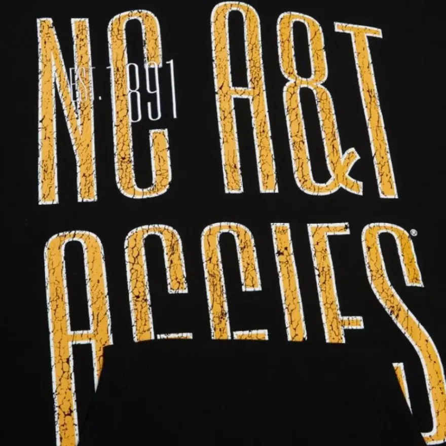 Mitchell & Ness Hoodies & Sweatshirts-Team Og Fleece Hoodie North Carolina A&T University