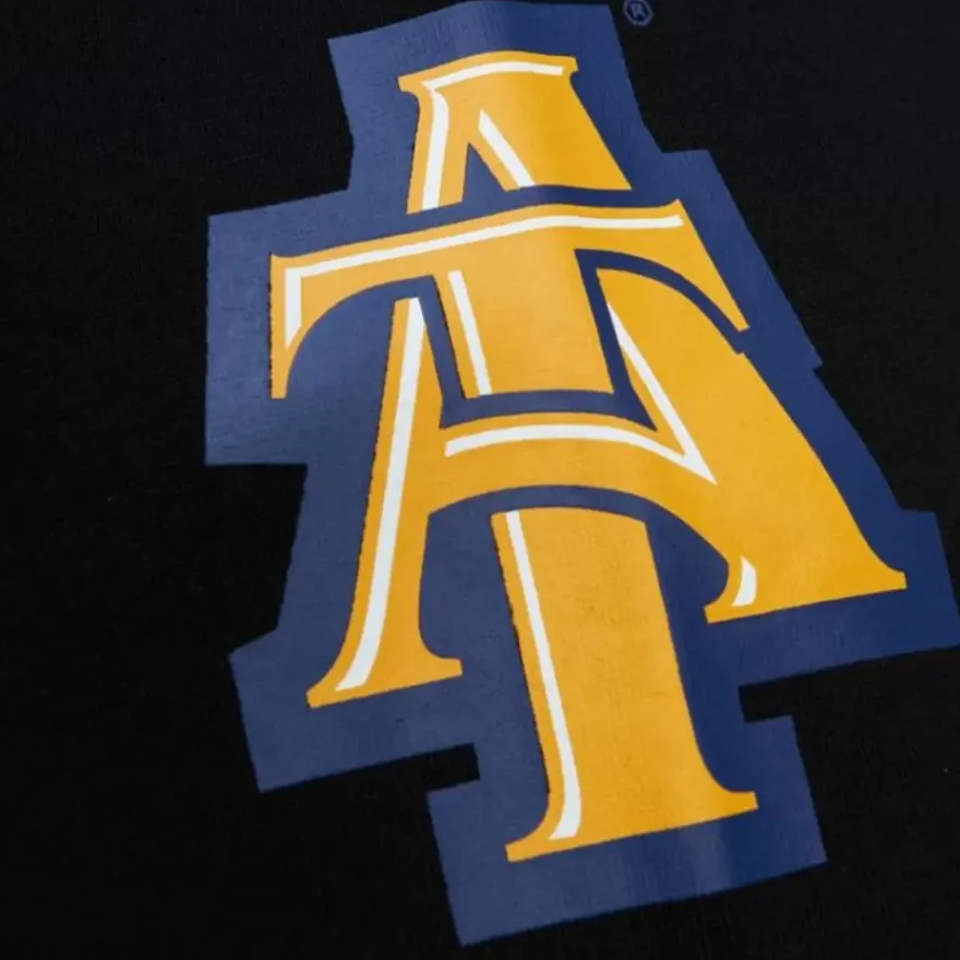 Mitchell & Ness Hoodies & Sweatshirts-Team Og Fleece Hoodie North Carolina A&T University