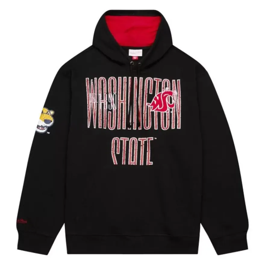 Mitchell & Ness Hoodies & Sweatshirts-Team Og Fleece Hoodie Washington State University