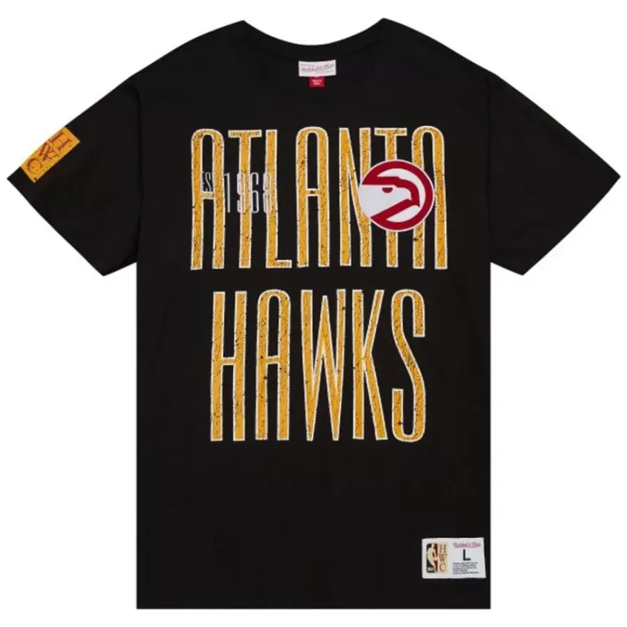 Mitchell & Ness T-Shirts & Tops-Team Og Premium Ss Tee Atlanta Hawks