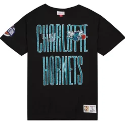 Mitchell & Ness T-Shirts & Tops-Team Og Premium Ss Tee Charlotte Hornets