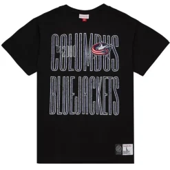 Mitchell & Ness T-Shirts & Tops-Team Og Premium Ss Tee Columbus Blue Jackets