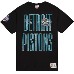 Mitchell & Ness T-Shirts & Tops-Team Og Premium Ss Tee Detroit Pistons