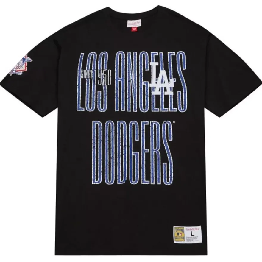 Mitchell & Ness T-Shirts & Tops-Team Og Premium Ss Tee Los Angeles Dodgers