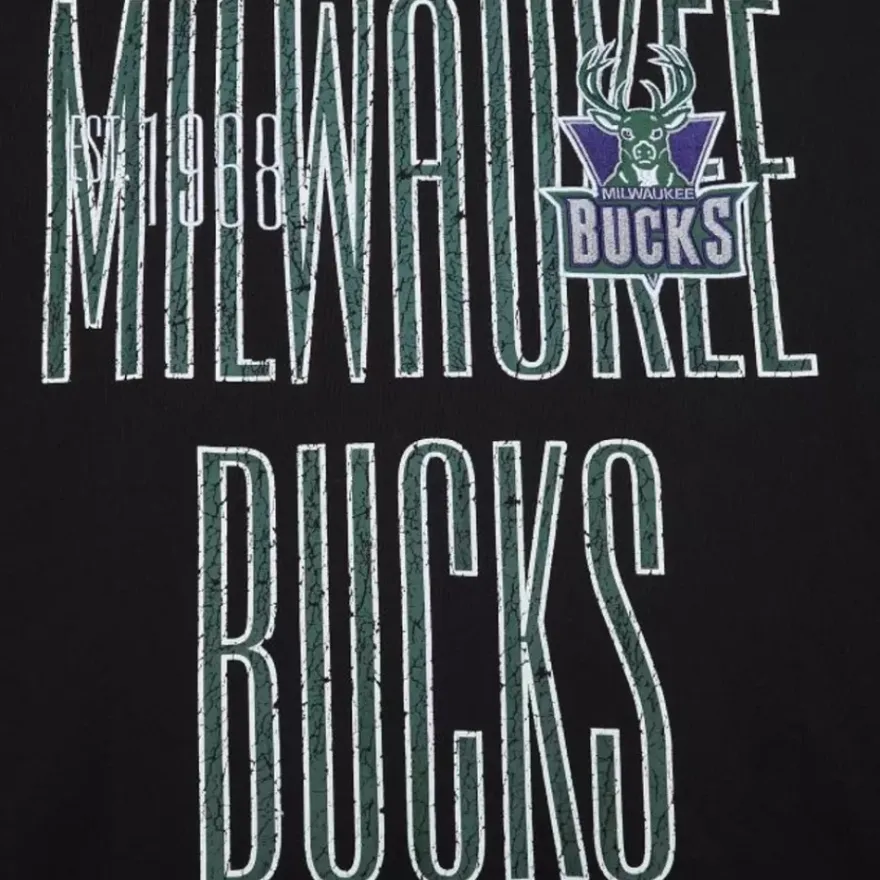 Mitchell & Ness T-Shirts & Tops-Team Og Premium Ss Tee Milwaukee Bucks