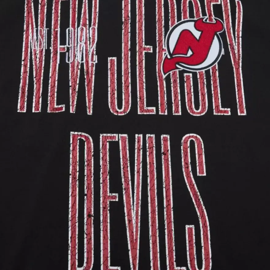 Mitchell & Ness T-Shirts & Tops-Team Og Premium Ss Tee New Jersey Devils