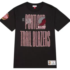 Mitchell & Ness T-Shirts & Tops-Team Og Premium Ss Tee Portland Trail Blazers