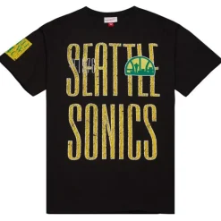 Mitchell & Ness T-Shirts & Tops-Team Og Premium Ss Tee Seattle Supersonics
