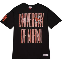 Mitchell & Ness T-Shirts & Tops-Team Og Premium Ss Tee University Of Miami
