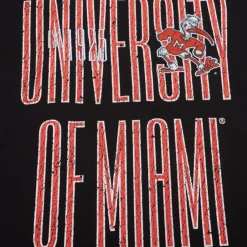 Mitchell & Ness T-Shirts & Tops-Team Og Premium Ss Tee University Of Miami