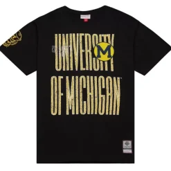 Mitchell & Ness T-Shirts & Tops-Team Og Premium Ss Tee University Of Michigan