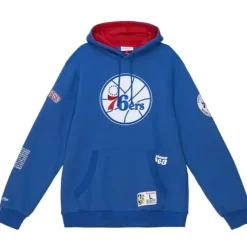 Mitchell & Ness Hoodies & Sweatshirts-Team Origins Fleece Hoody Philadelphia 76Ers