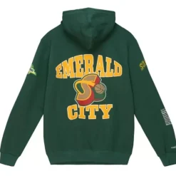 Mitchell & Ness Hoodies & Sweatshirts-Team Origins Fleece Hoody Seattle Supersonics