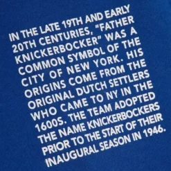 Mitchell & Ness Hoodies & Sweatshirts-Team Origins Fleece Hoody New York Knicks