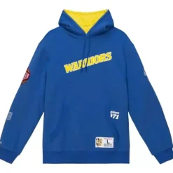 Mitchell & Ness Hoodies & Sweatshirts-Team Origins Fleece Hoody Golden State Warriors