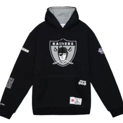 Mitchell & Ness Hoodies & Sweatshirts-Team Origins Fleece Hoody Oakland Raiders