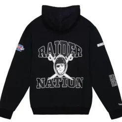 Mitchell & Ness Hoodies & Sweatshirts-Team Origins Fleece Hoody Oakland Raiders