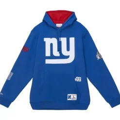 Mitchell & Ness Hoodies & Sweatshirts-Team Origins Fleece Hoody New York Giants