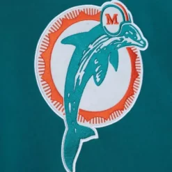 Mitchell & Ness Hoodies & Sweatshirts-Team Origins Fleece Hoody Miami Dolphins