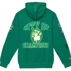 Mitchell & Ness Hoodies & Sweatshirts-Team Origins Fleece Hoody Boston Celtics