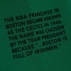 Mitchell & Ness Hoodies & Sweatshirts-Team Origins Fleece Hoody Boston Celtics