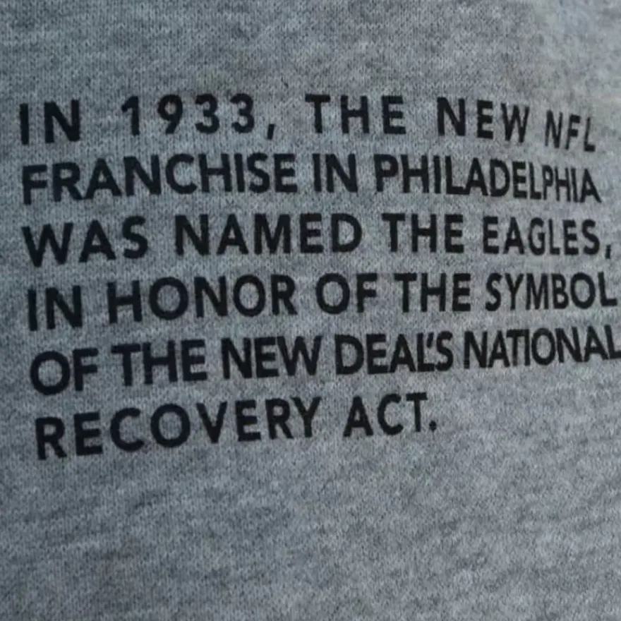 Mitchell & Ness Pants-Team Origins Fleece Pant Philadelphia Eagles