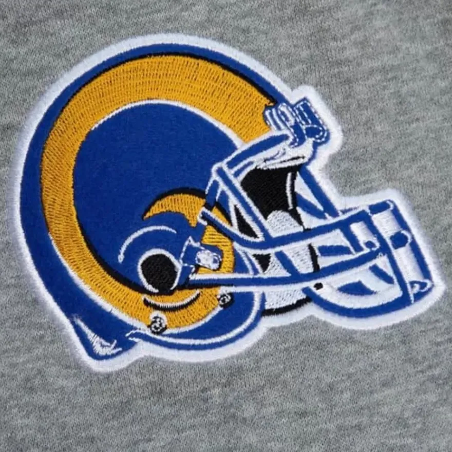 Mitchell & Ness Pants-Team Origins Fleece Pant Los Angeles Rams