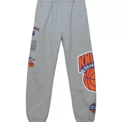 Mitchell & Ness Pants-Team Origins Fleece Pant New York Knicks