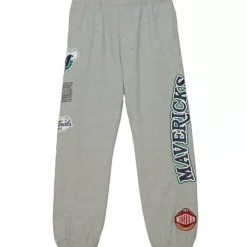 Mitchell & Ness Pants-Team Origins Fleece Pant Dallas Mavericks