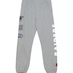 Mitchell & Ness Pants-Team Origins Fleece Pant Oakland Raiders