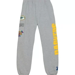 Mitchell & Ness Pants-Team Origins Fleece Pant Green Bay Packers