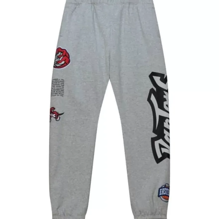 Mitchell & Ness Pants-Team Origins Fleece Pant Toronto Raptors